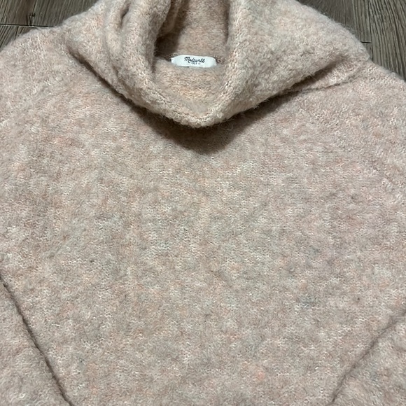 Madewell Dusty Pink Turtleneck Sweater - Picture 3 of 6